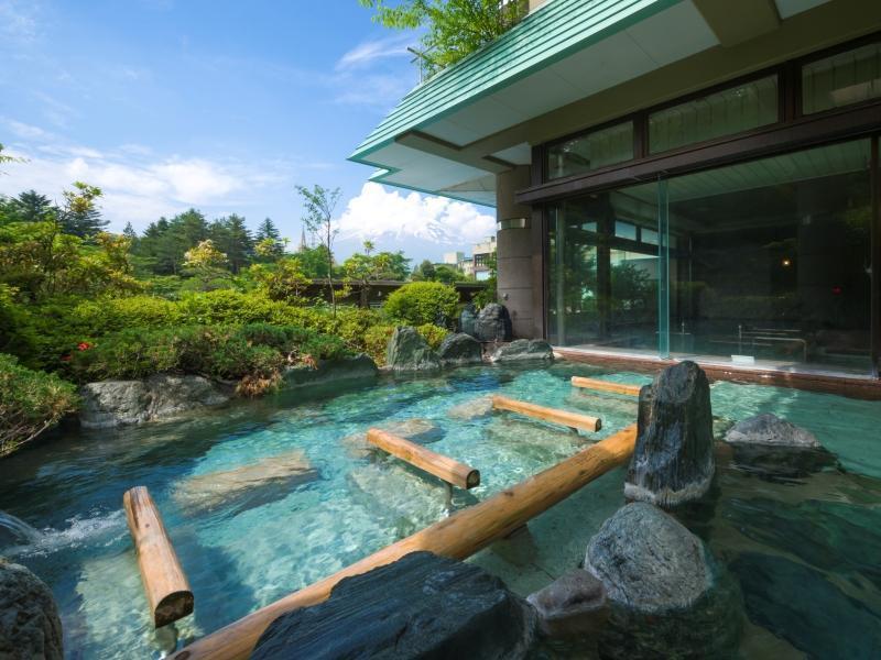 Fujisan Onsen Bessho Sasa Hotel Fujiyoshida Exterior foto
