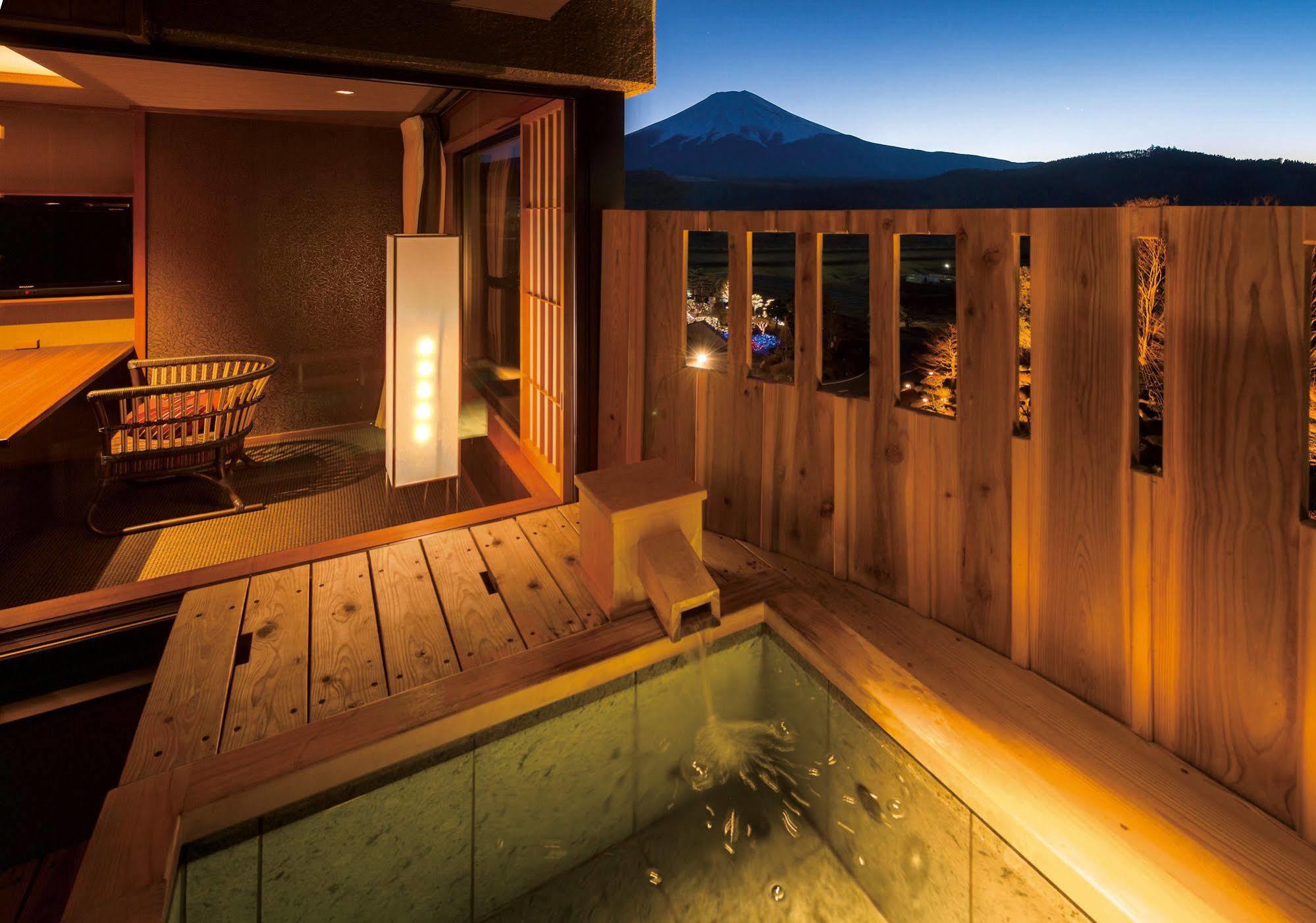 Fujisan Onsen Bessho Sasa Hotel Fujiyoshida Exterior foto